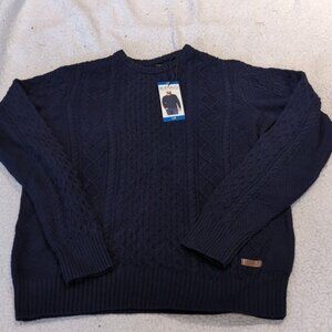 L Buffalo Crewneck Long Sleeve Knit Sweater